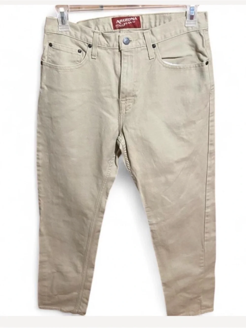 MENS ARIZONA’S JEANS SLIM STRAIGHT 32x34 light Taupe
